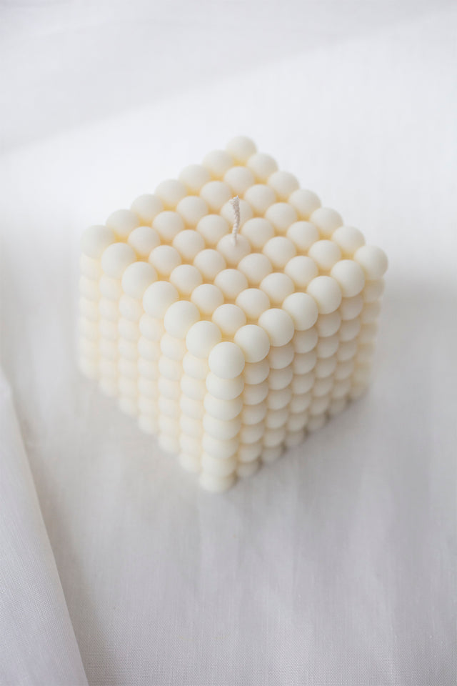 Bubble Candle | Handmade vegan aesthetic Kerzen | 9cm x 9cm x 9cm