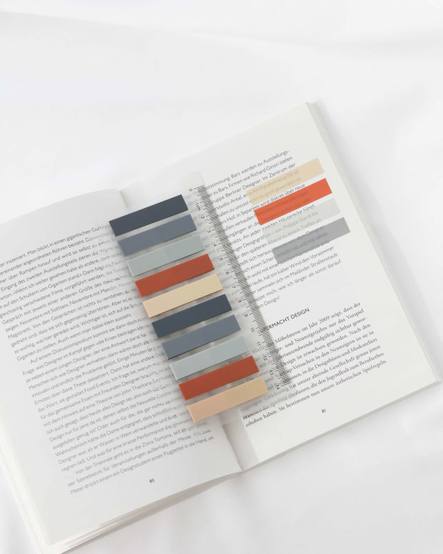 Coral Slate | Haftnotizen | Haftstreifen | Sticky Notes Aesthetic Haftmarker Tabs