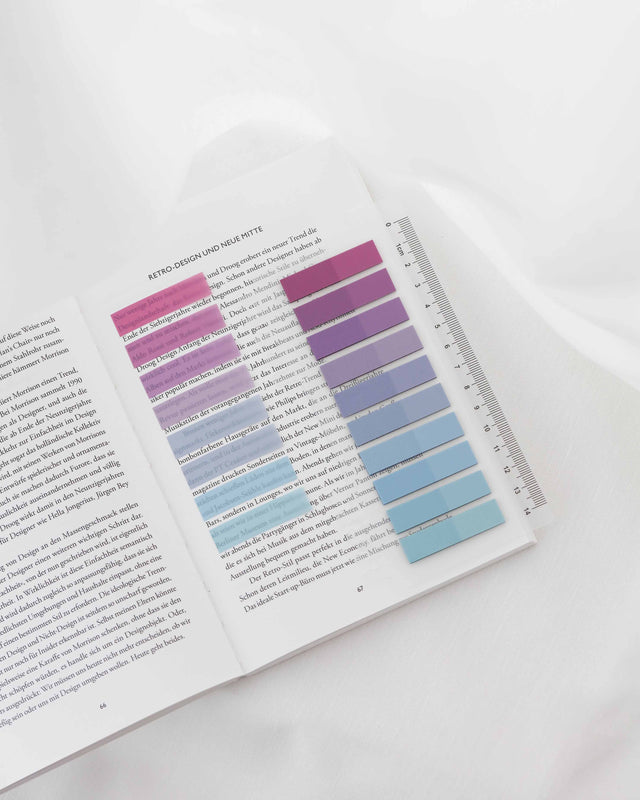 Blueberry Mist | Haftstreifen | | Full Color of Gradient | Sticky Notes
