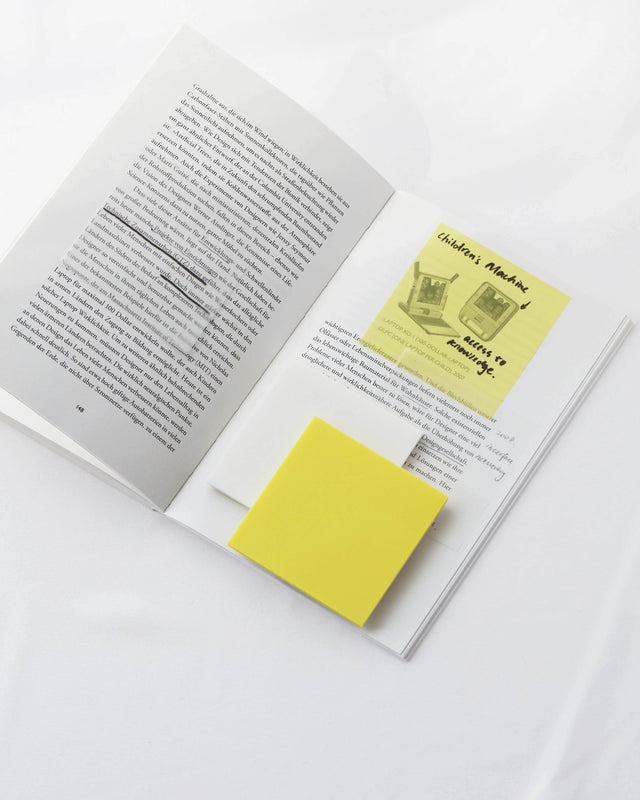 Pure Snow | Sternenlicht Transparent Sticky Notes - 75mm