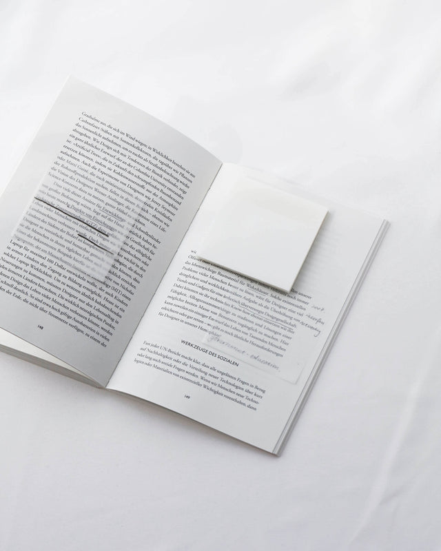 Pure Snow | Sternenlicht Transparent Sticky Notes - 75mm
