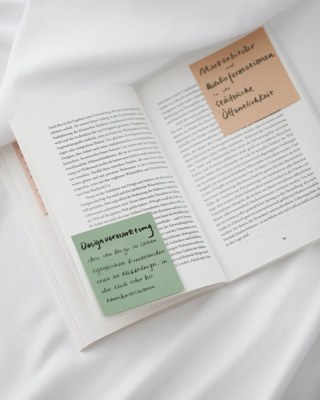 Vintage Green Sticky Notes - 75mm