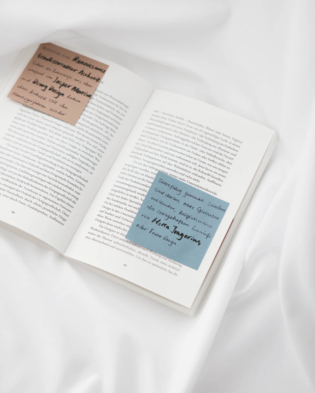 Vintage Blue Sticky Notes - 75mm