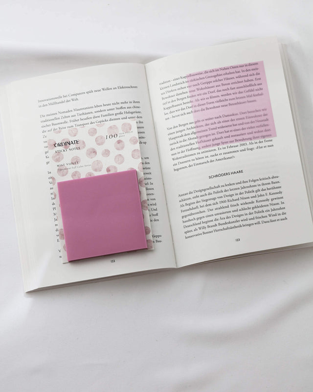 Mist Violet | Sternenlicht Transparent Sticky Notes - 75mm | 50 Blätter