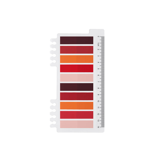 Crimson | Sticky Notes | Haftnotizen | Haftstreifen mit Lineal