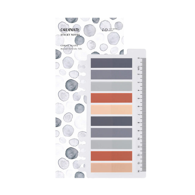 Coral Slate | Haftnotizen | Haftstreifen | Sticky Notes Aesthetic Haftmarker Tabs