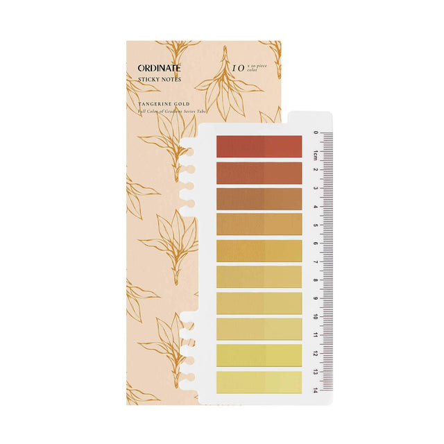 Tangerine Gold | Haftnotizen Transparent | Book Tab