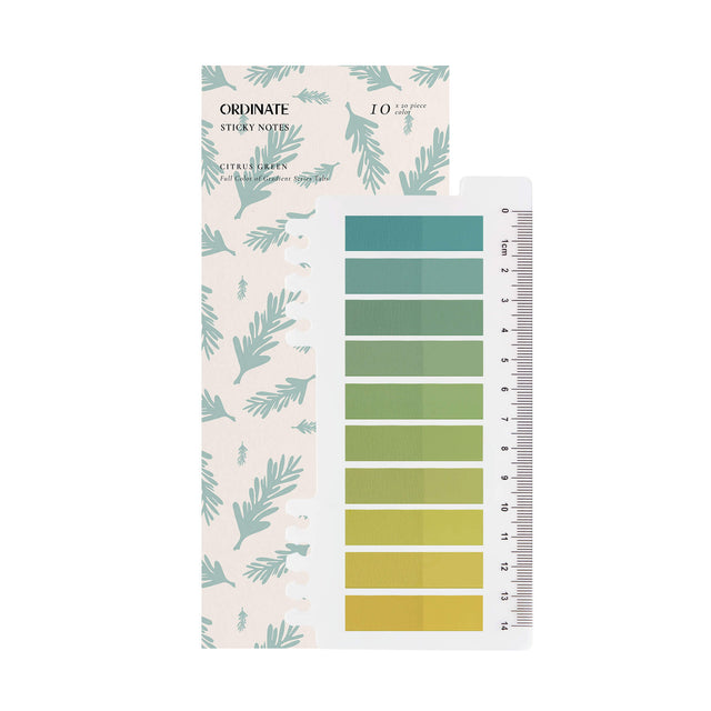 Citrus Green | Sticky Notes | Ordinate Transparent Haftnotizen