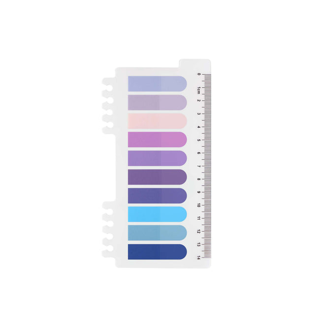 Mystic Purple | 10 Stile Haftmarker Index Tabs Klebezettel | Haftstreifen