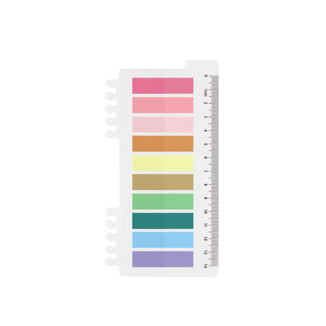 Prism Garden Transparent Sticky Notes by Ordinate | Aesthetic Book Annotation Tabs | Minimal Desk Productivity Tool for Calm & Creative Workspaces