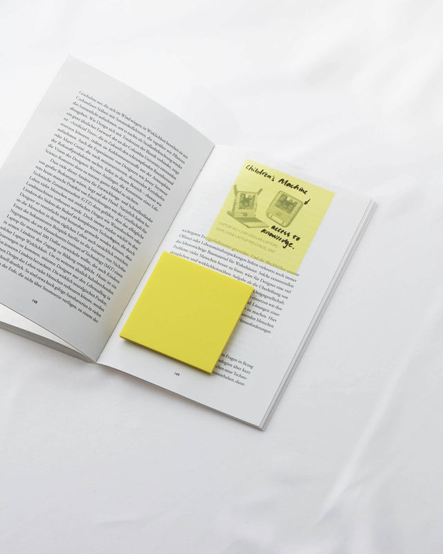 Yellow | Sternenlicht Transparent Sticky Notes - 75mm | 50 Blätter
