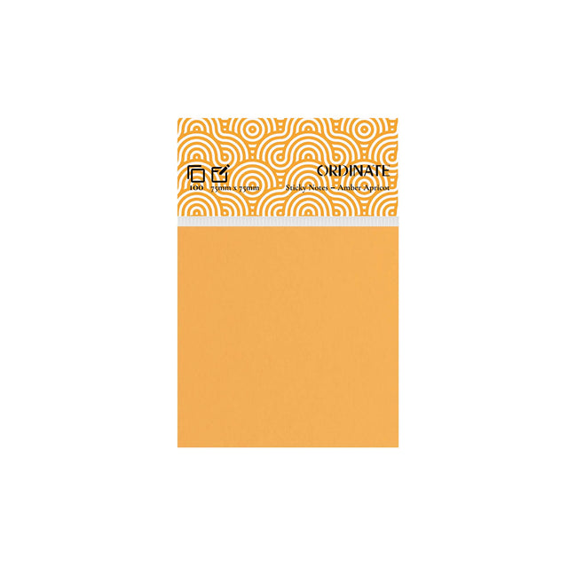 Amber Apricot Sticky Notes-Palette Collection 75mm x 75mm