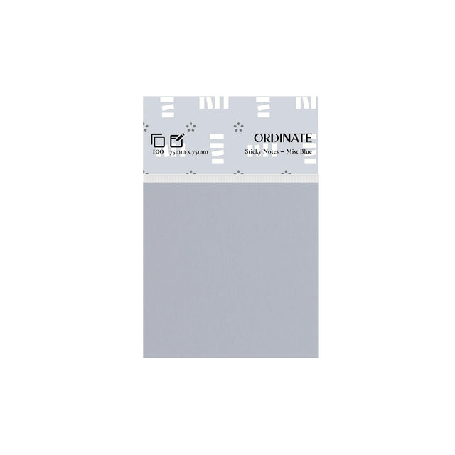 Mist Blue Sticky Notes-Palette Collection 75mm x 75mm