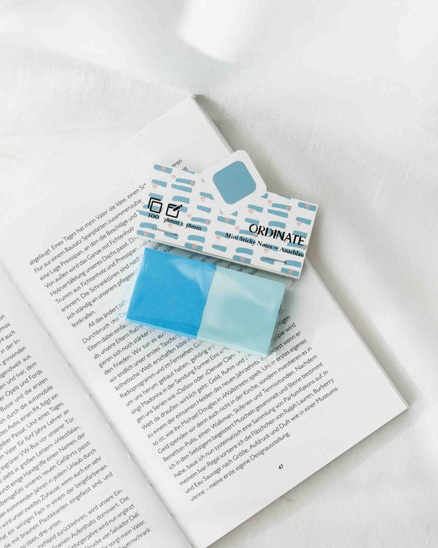 Mini Sticky Notes-Azurblau