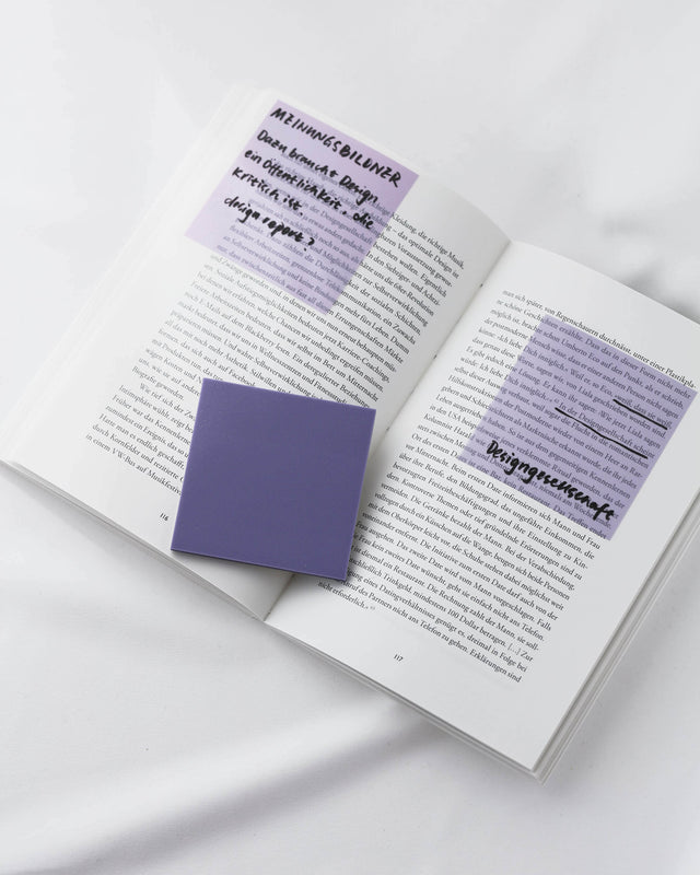 Purple | Sternenlicht Transparent Sticky Notes - 75mm | 50 Blätter